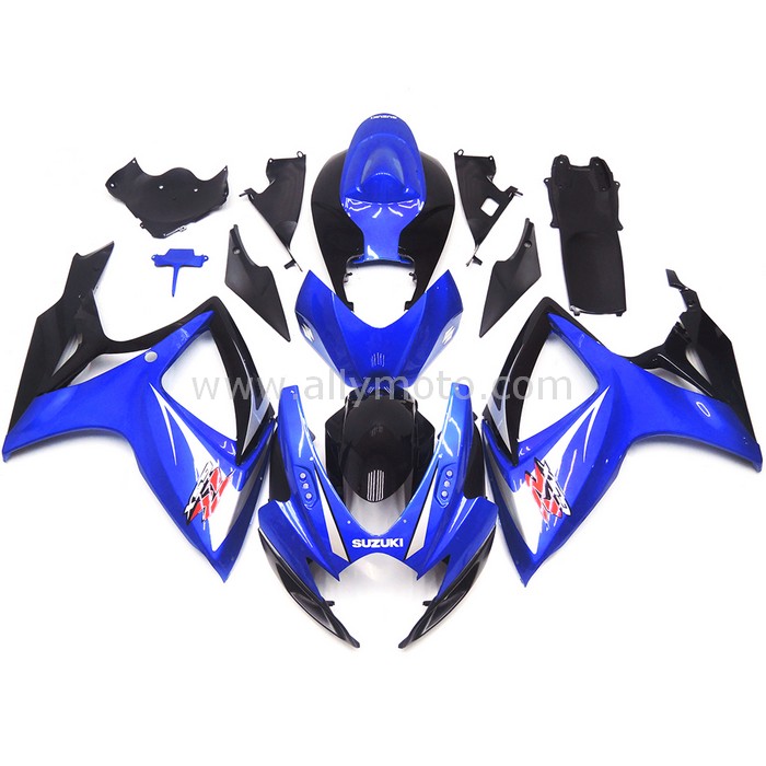 0322 Fairing Suzuki GSXR600 GSXR750 K6 06 07 Blue Black 0322 Fairing Suzuki GSXR600 GSXR750 K6 06 07 Blue Black